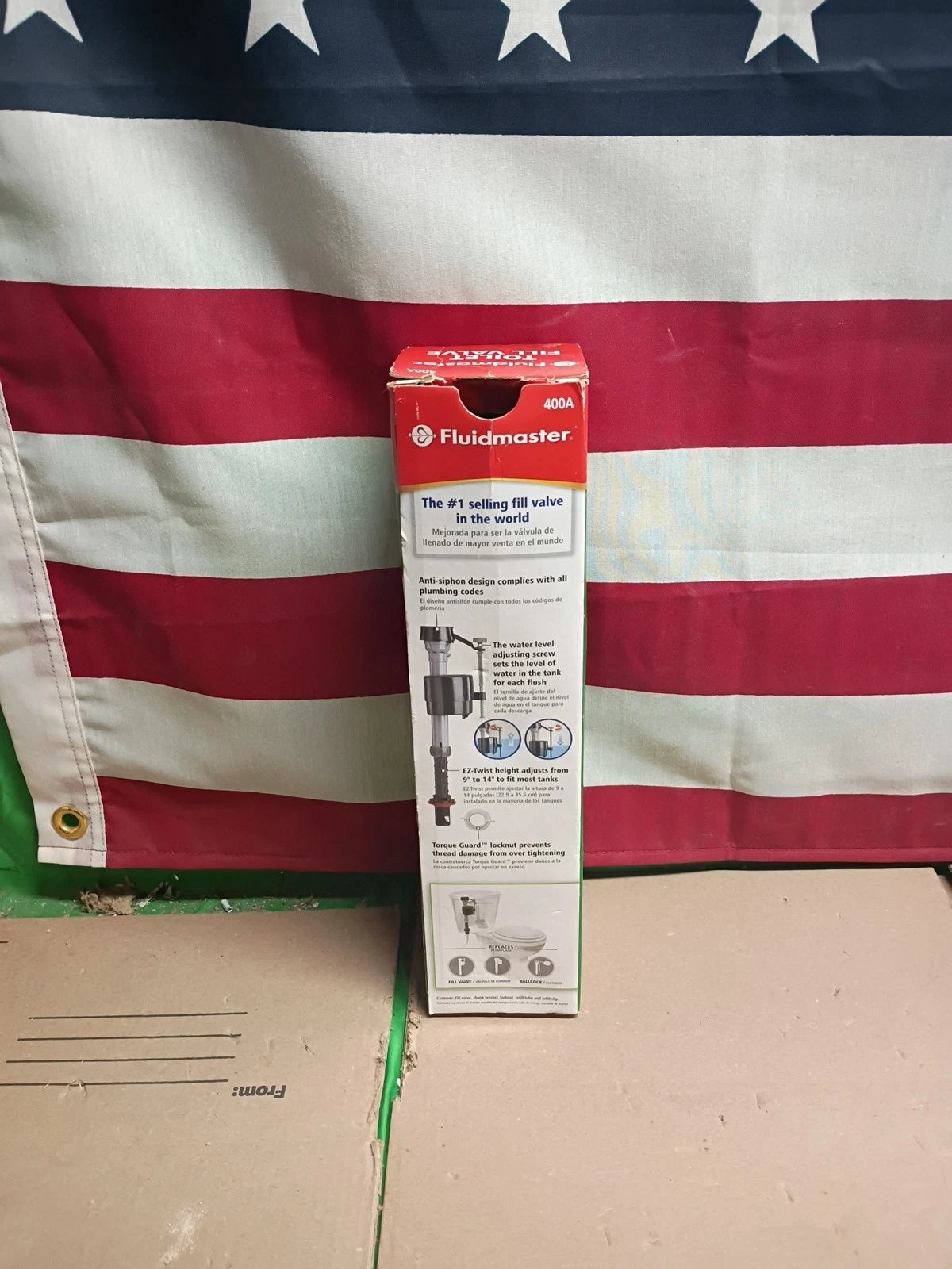 12PK Fluidmaster 400A Anti-Siphon Toilet Tank Fill Valve OB