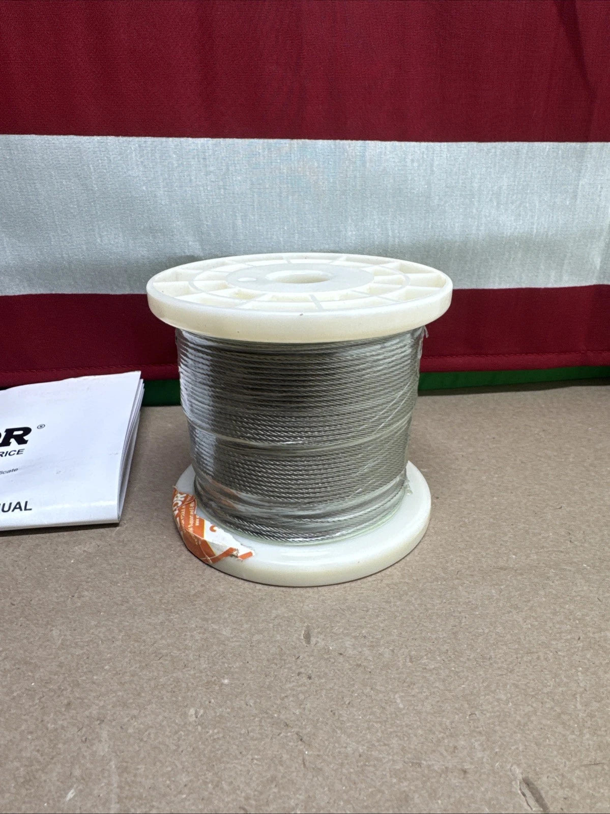 1/16" Wire Rope,330 FT 304 Stainless Steel Aircraft Cable,80 Sleeves,20 Thimbles