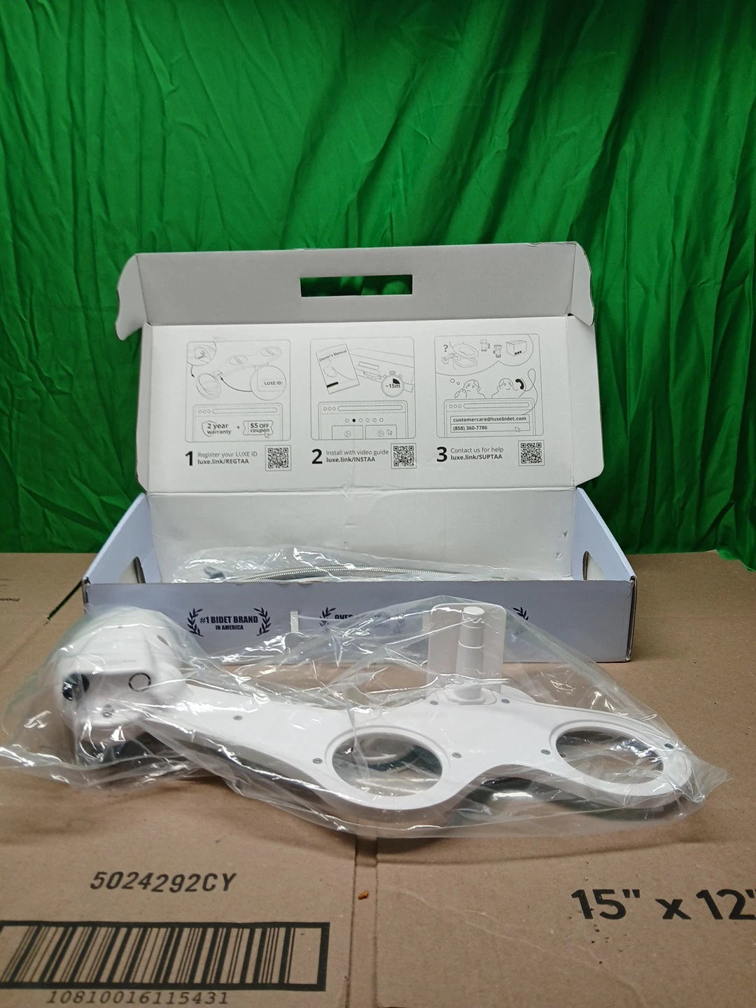 LUXE Bidet NEO 120 - Self-Cleaning Nozzle, Fresh Water Non-Electric Bidet