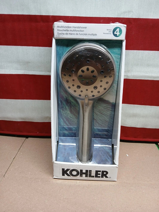 Kohler R30237-G-BN Claro 3-Spray Handheld Shower Head 1.75 GPM Brushed Nickel