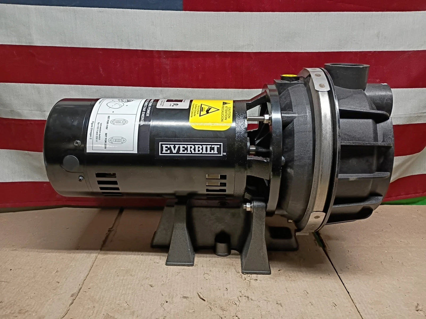 Everbilt HDLS15P Lawn Irrigation Pump Plastic 1-1/2HP Open Box,