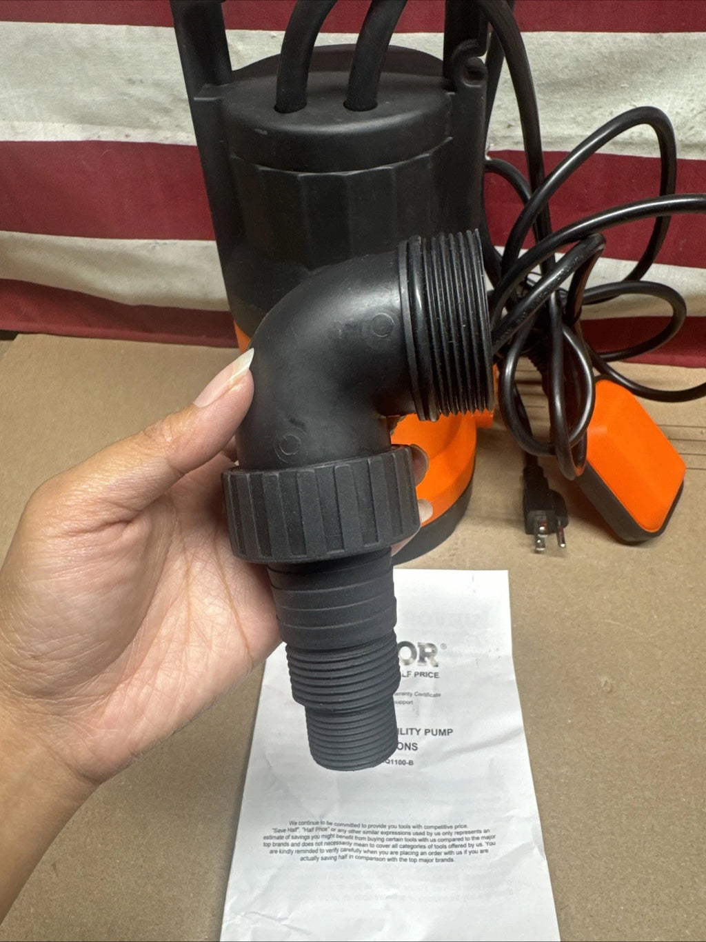 Submersible Utility Pump ZXQ1100-B