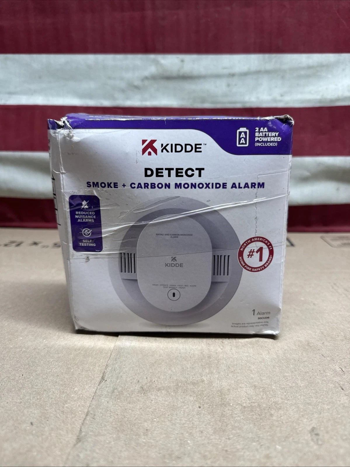 Kidde 30CUDR Detect Smoke & Carbon Monoxide Alarm w/ 2 AA Batteries