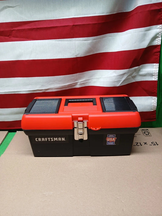 NEW CRAFTSMAN Tool Box Lockable 16x7 inch Red/Black CMST16901
