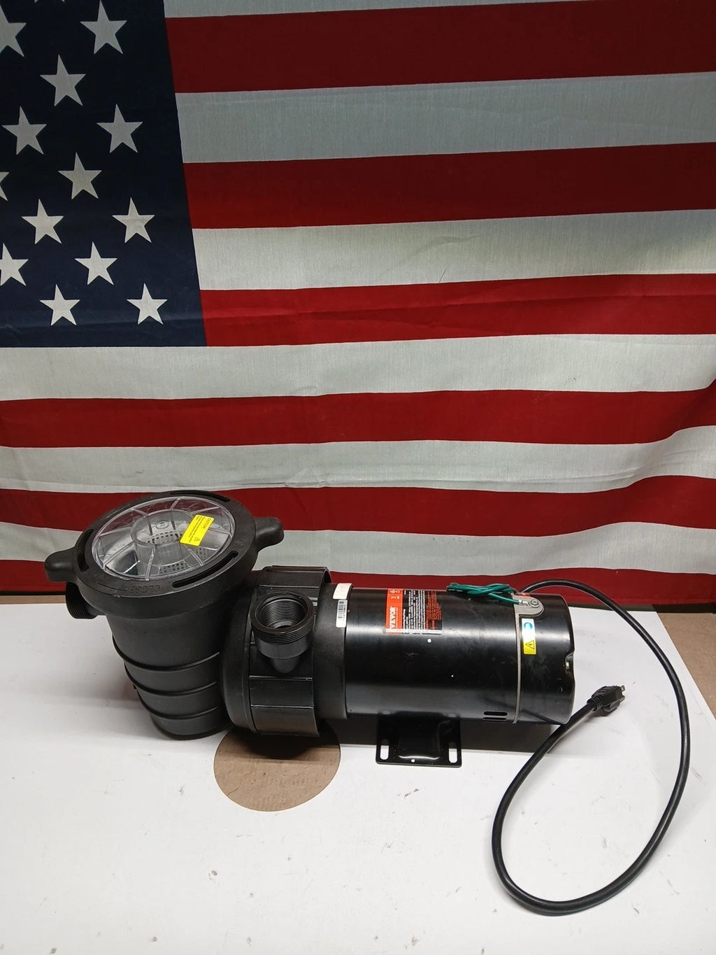 VEVOR ABOVE GROUND SWIMMING POOL PUMP 2.0HP 115V 1500W SINGLE SPEED 5400 GPH