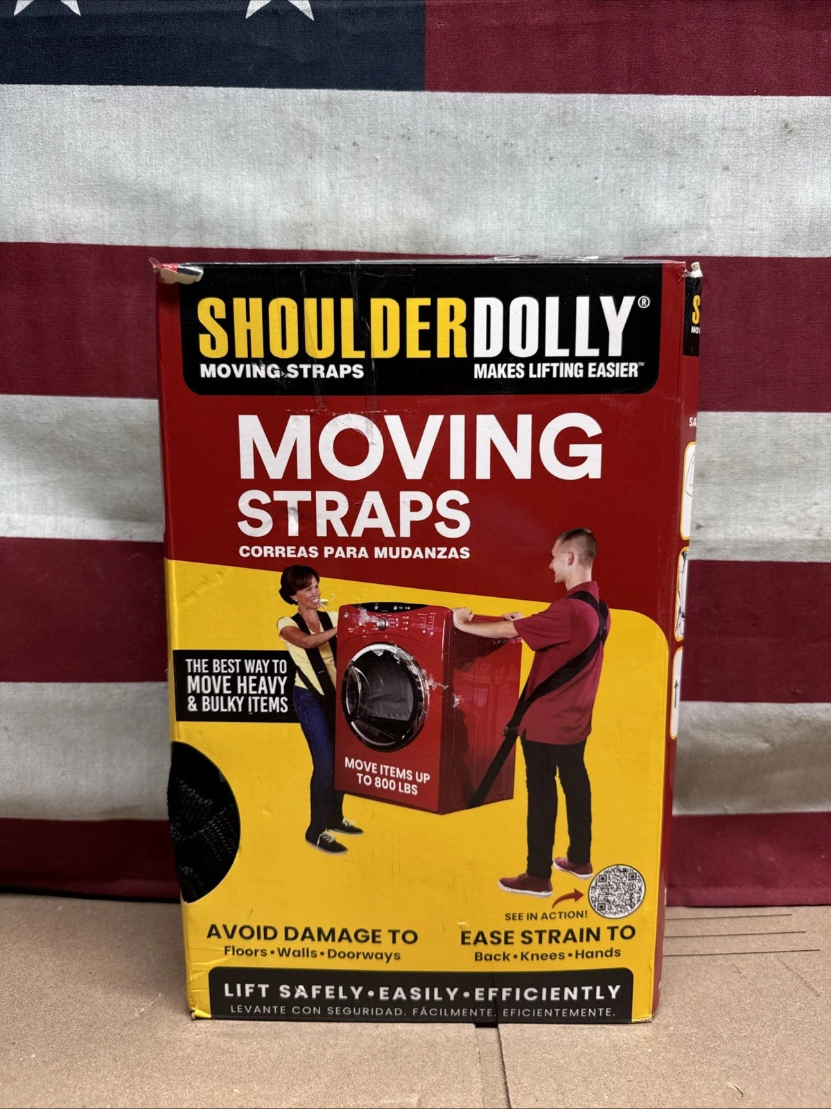 Shoulder Dolly Moving Straps 800 lbs Capacity