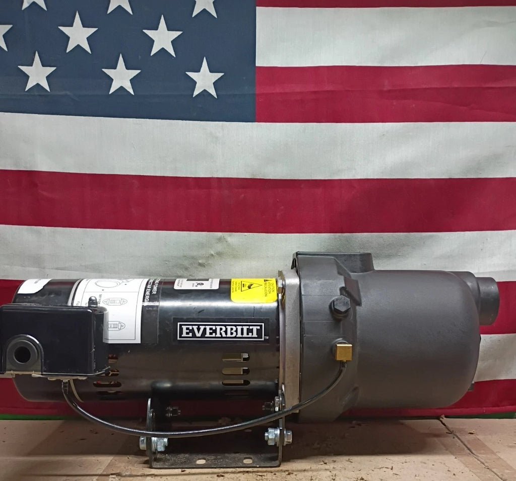 HDSWJ5P Everbilt 1/2 HP Thermoplastic Shallow Well Jet Pump Open Box Read