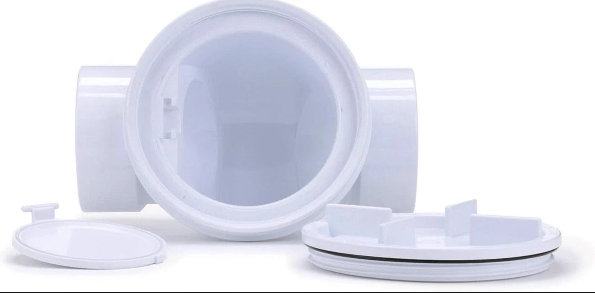 Oatey 4 In. PVC Backwater Valve, Sewage Backflow Preventer waste water back stop