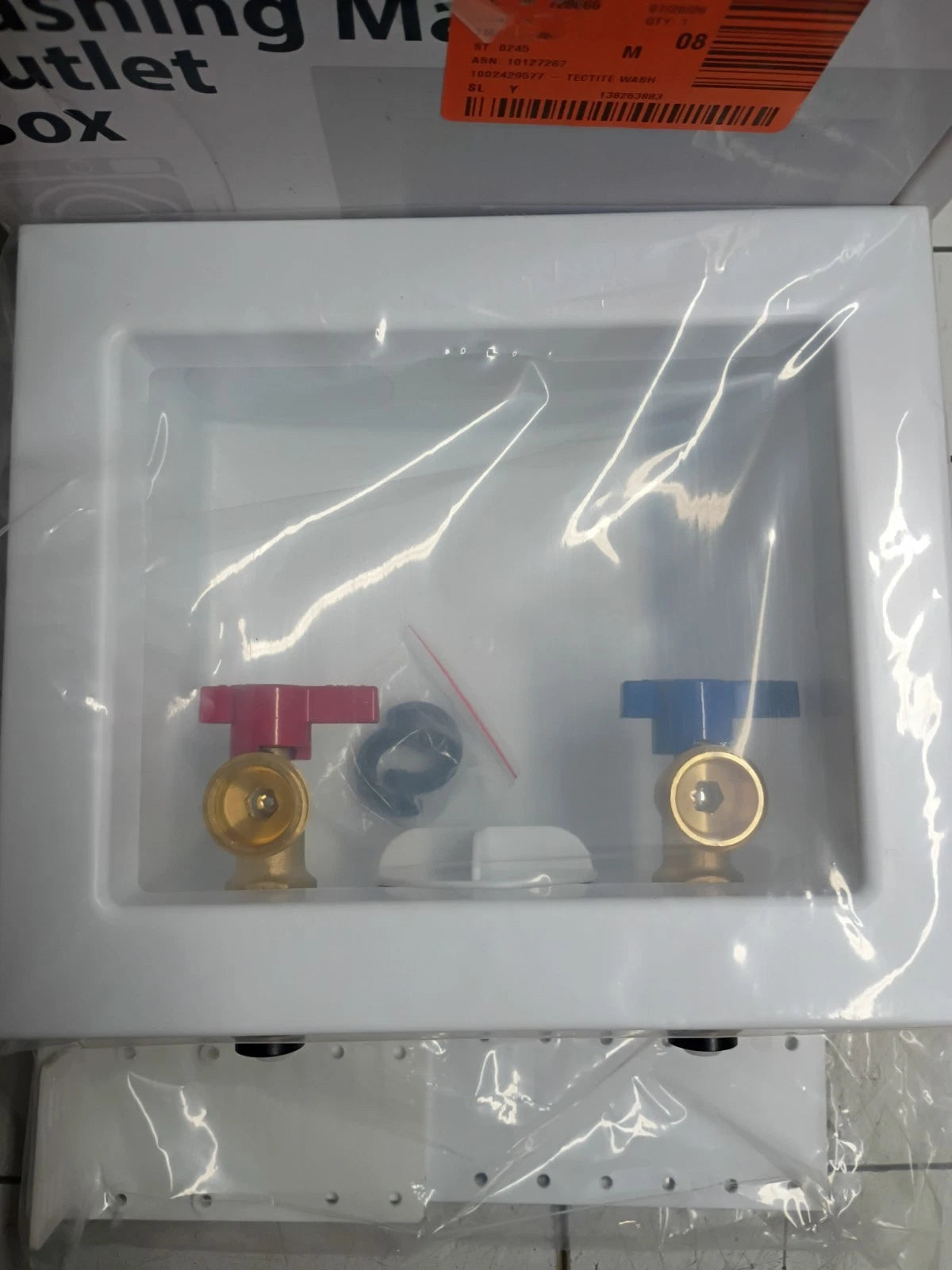 Tectite FSBBOXWM 1/2” Push-to-Connect Washing Machine Outlet Box 3/4” MHT
