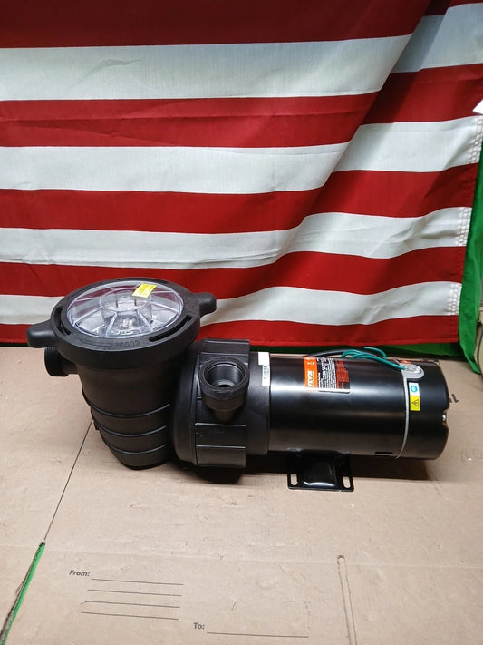 VEVOR Swimming Pool Pump 2.0HP 115V 1500W, Single Speed Pumps for Above...
