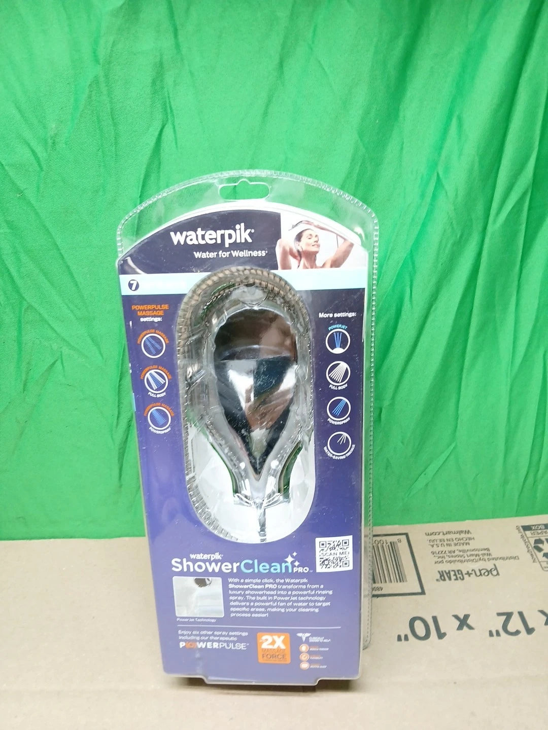 7-Spray Patterns w/ 1.8 GPM 4.75" Wall Mount Adjust Handheld Shower Head, Chrome
