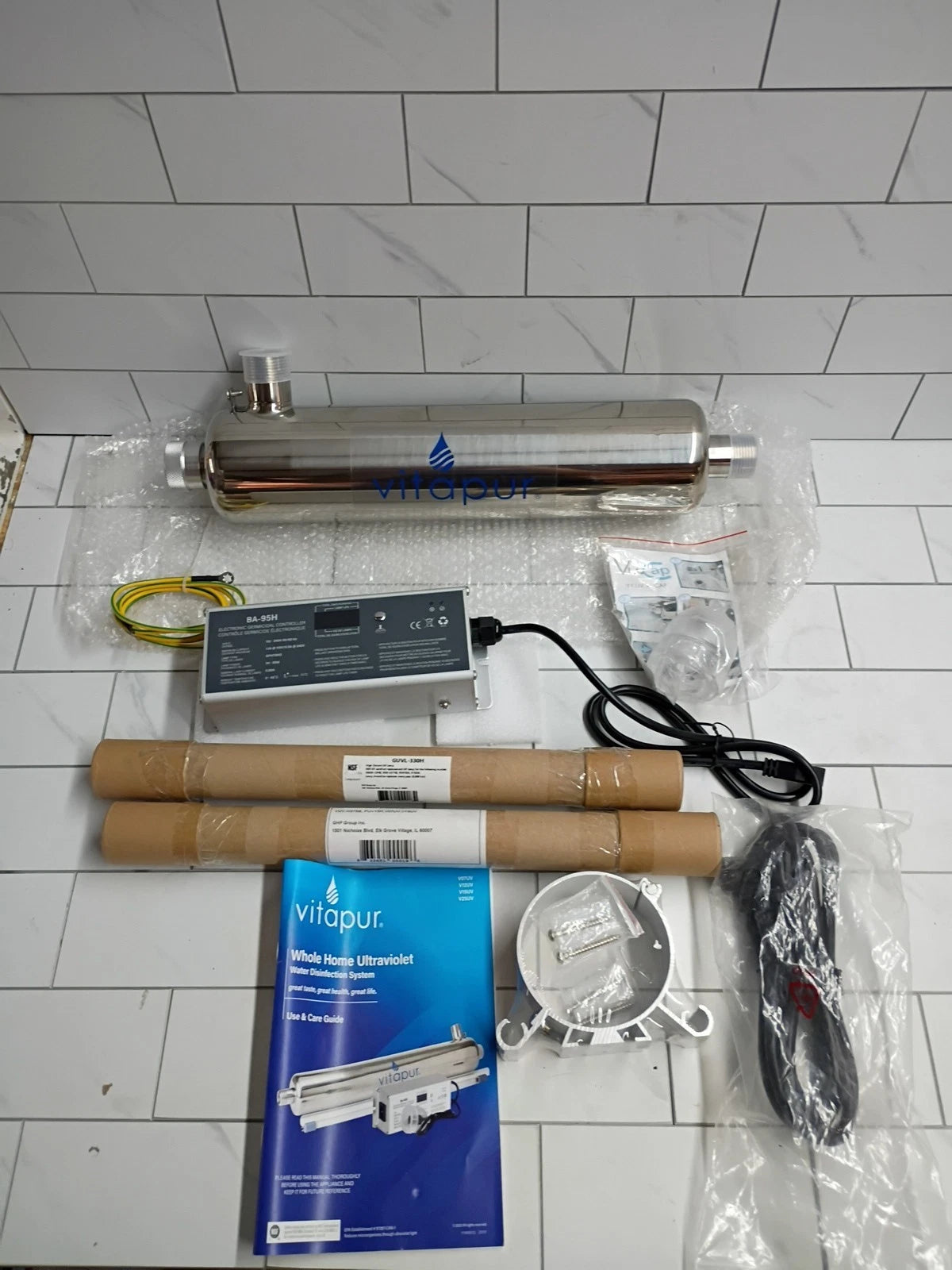 Vitapur Whole Home Ultraviolet Water Disinfection System 15gpm V15UV New OB
