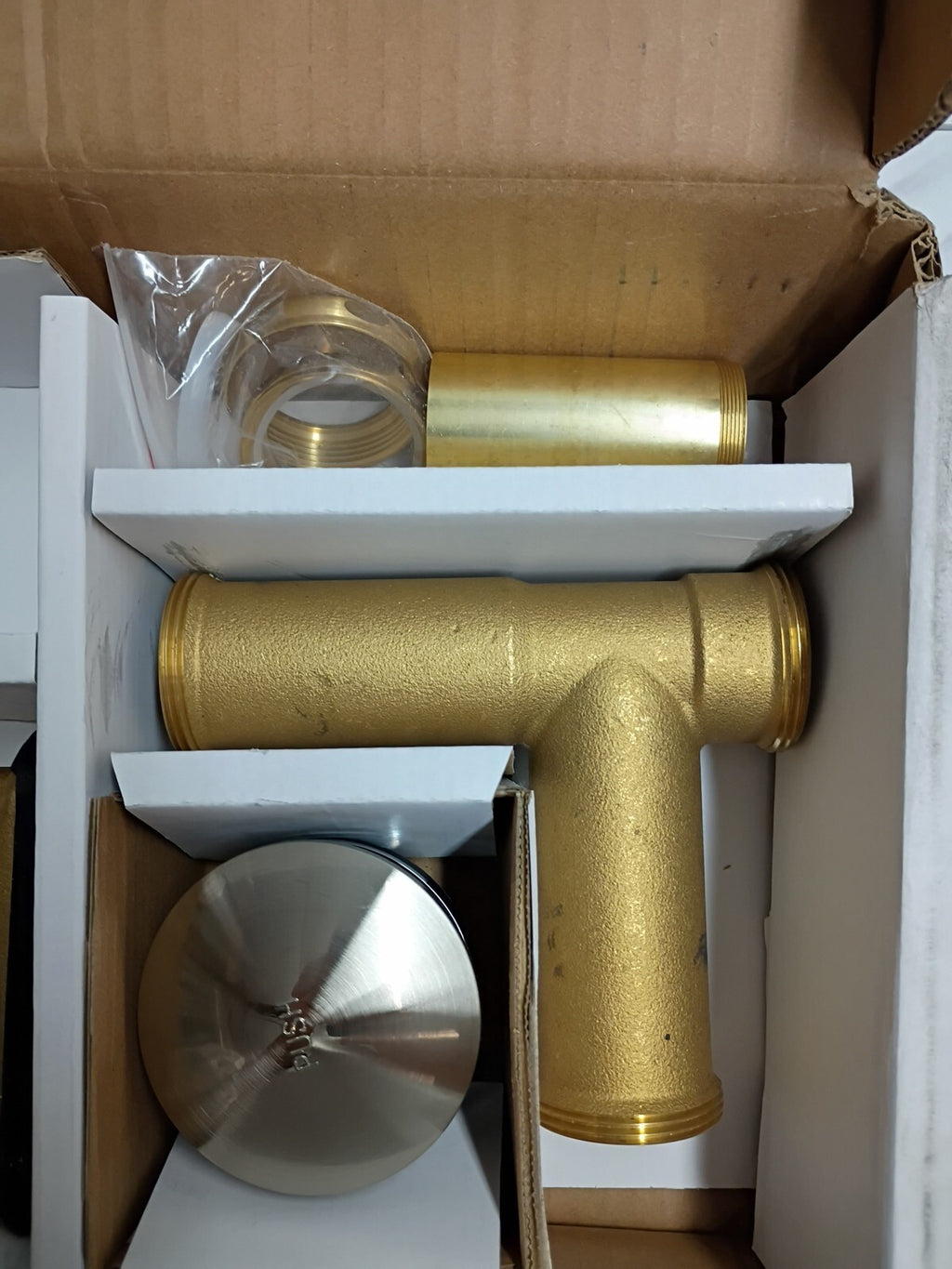American Standard 1599205.295 1/2" Brass Lift & Turn Drain Brushed Nickel OB