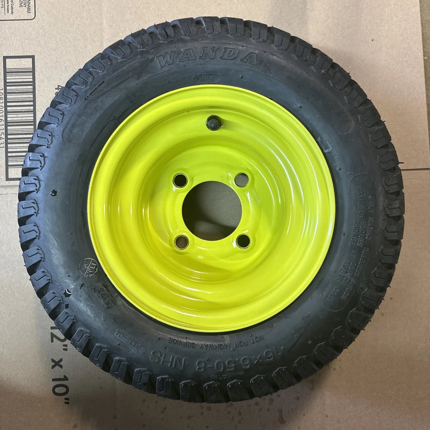 Rear Wheel And Tire For Ryobi Z30Li 80V Zero Turn Lawn Mower NEW