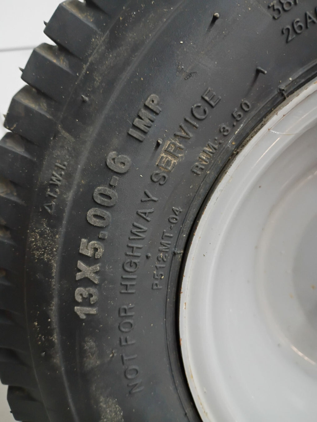 OEM Front Tire 13x5.00-6 For Craftsman Electric mower CMCRM233301 USED