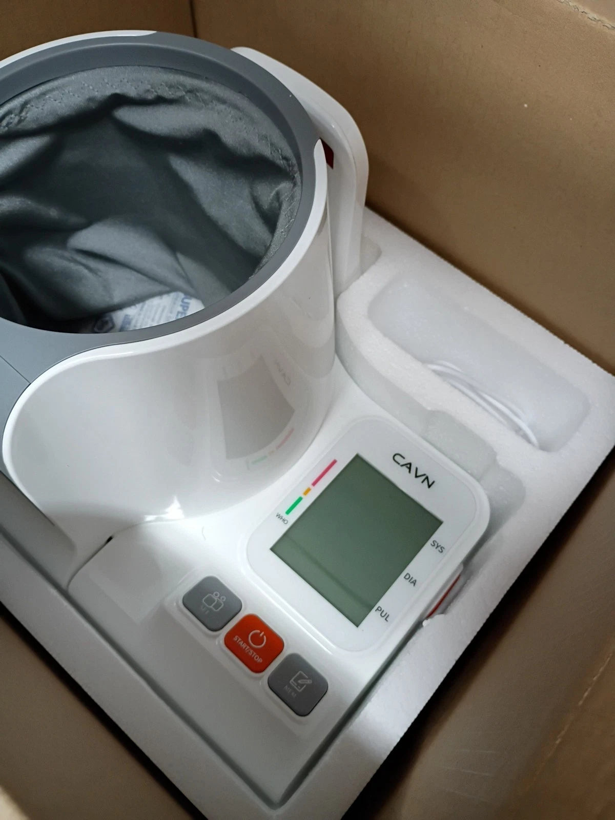 CAVN CH-S692L Blood Pressure Monitor, One-Touch Barrel-Type Open Box