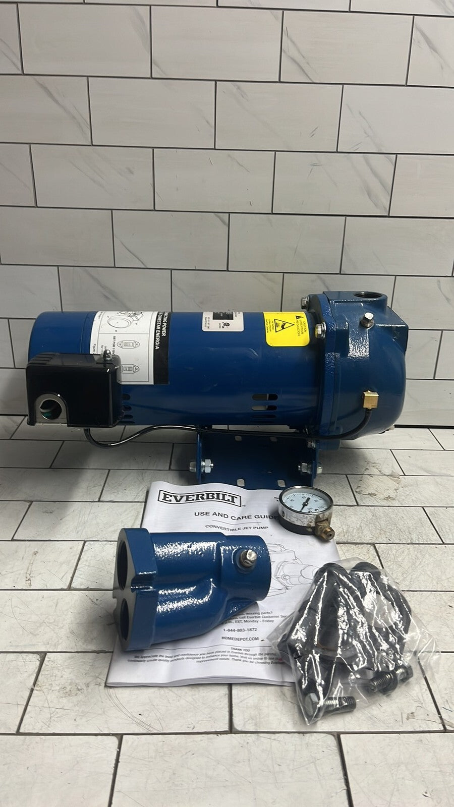 Everbilt HDCWJ10 1HP Professional Convertible Jet Pump *FOR PARTS*