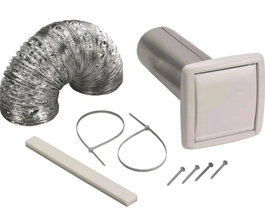 Broan-NuTone WVK2A Flexible Wall Ducting Kit for Ventilation Fans Exhaust Fans
