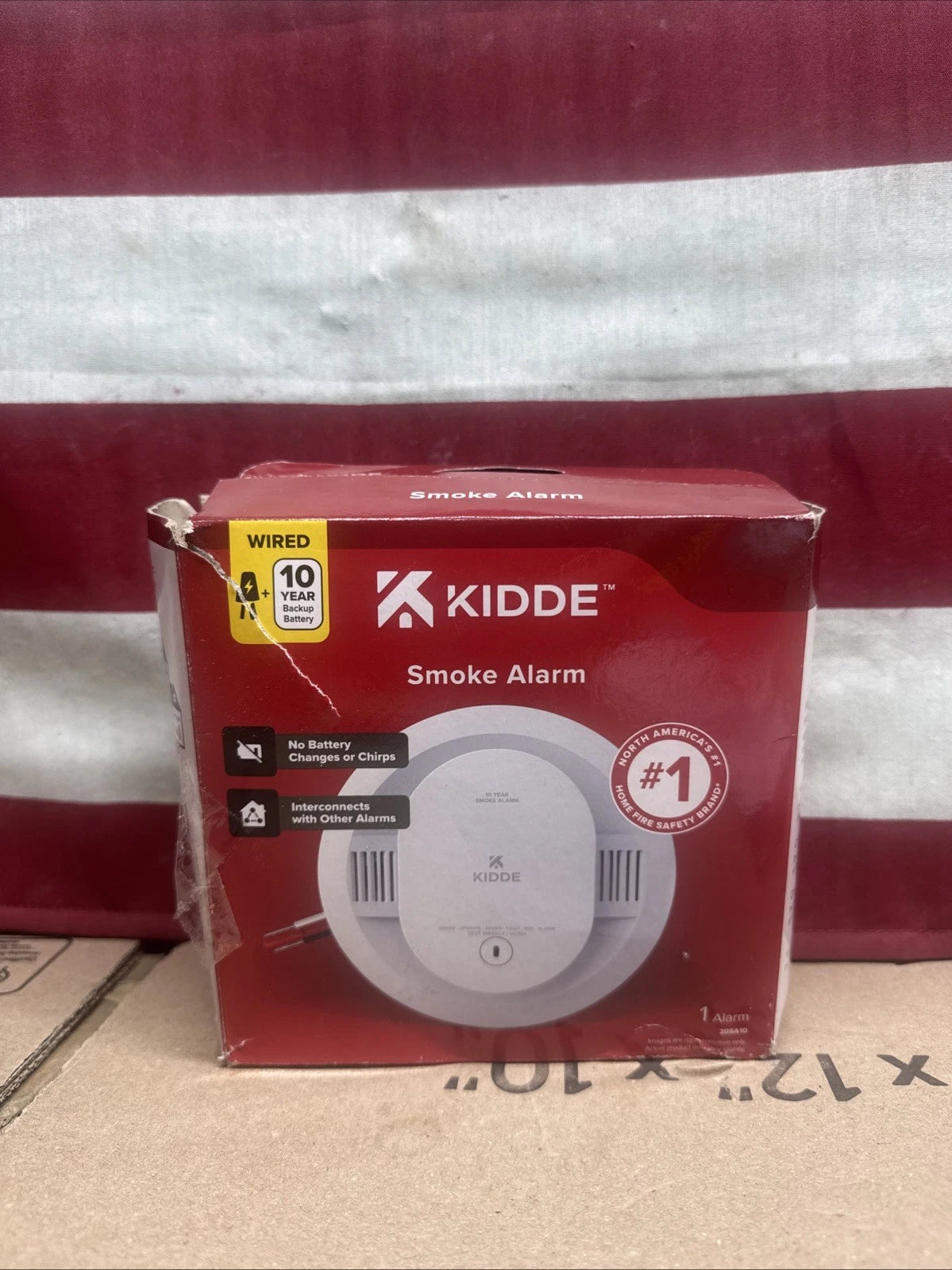 Kidde 20SA10 Hardwired Smoke Detector with Photoelectric sensor New Open Box