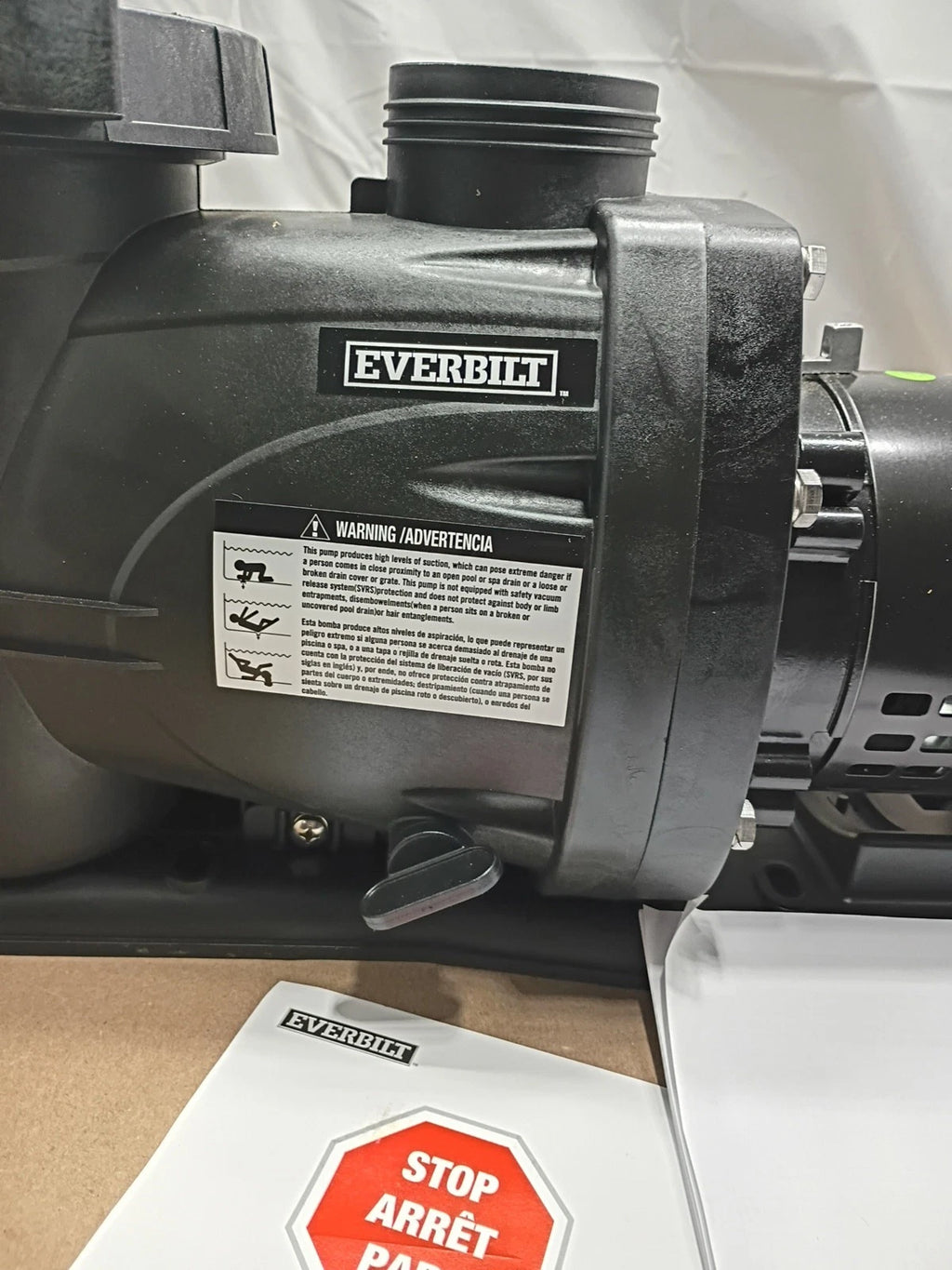 Everbilt 1 HP Pool Pump InGround 2 Speed 230V (Model SPP10002-2SP) NEW OB