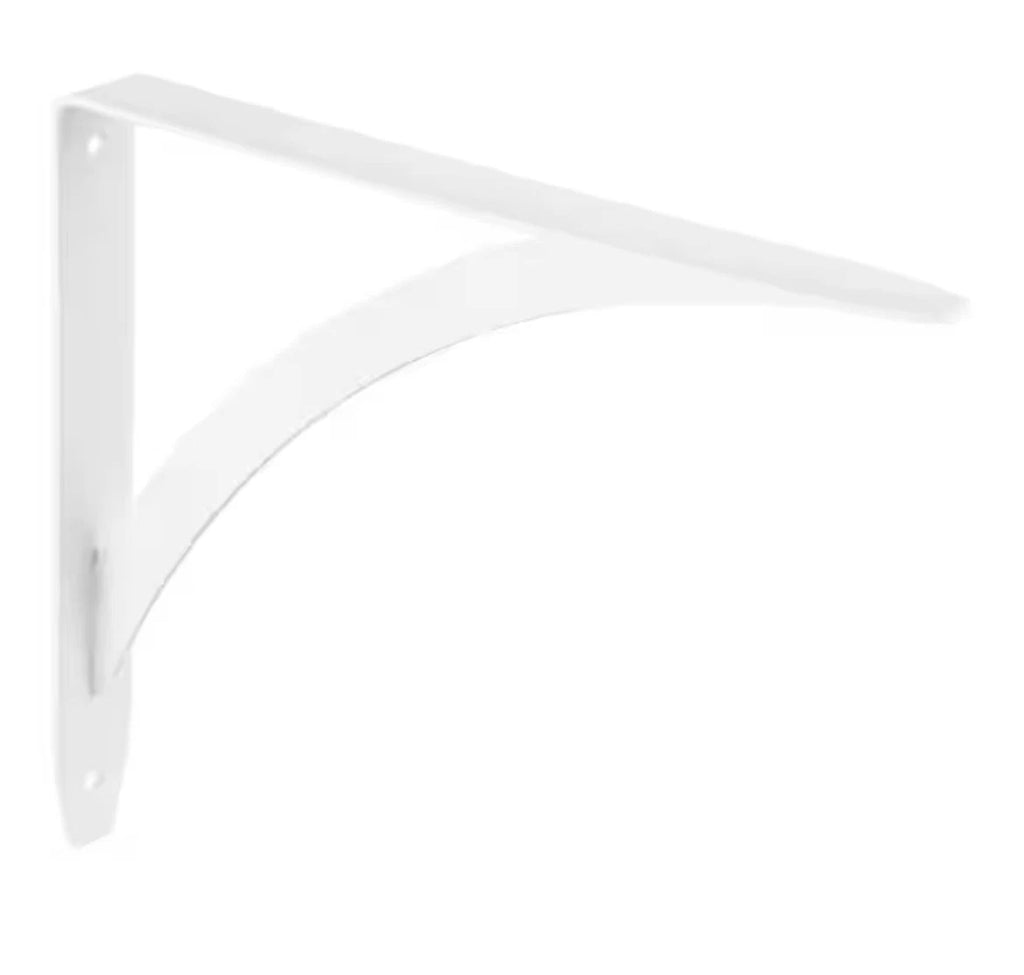 10-PACK Everbilt 10" White Cove Arch Decorative Shelf Brackets NEW