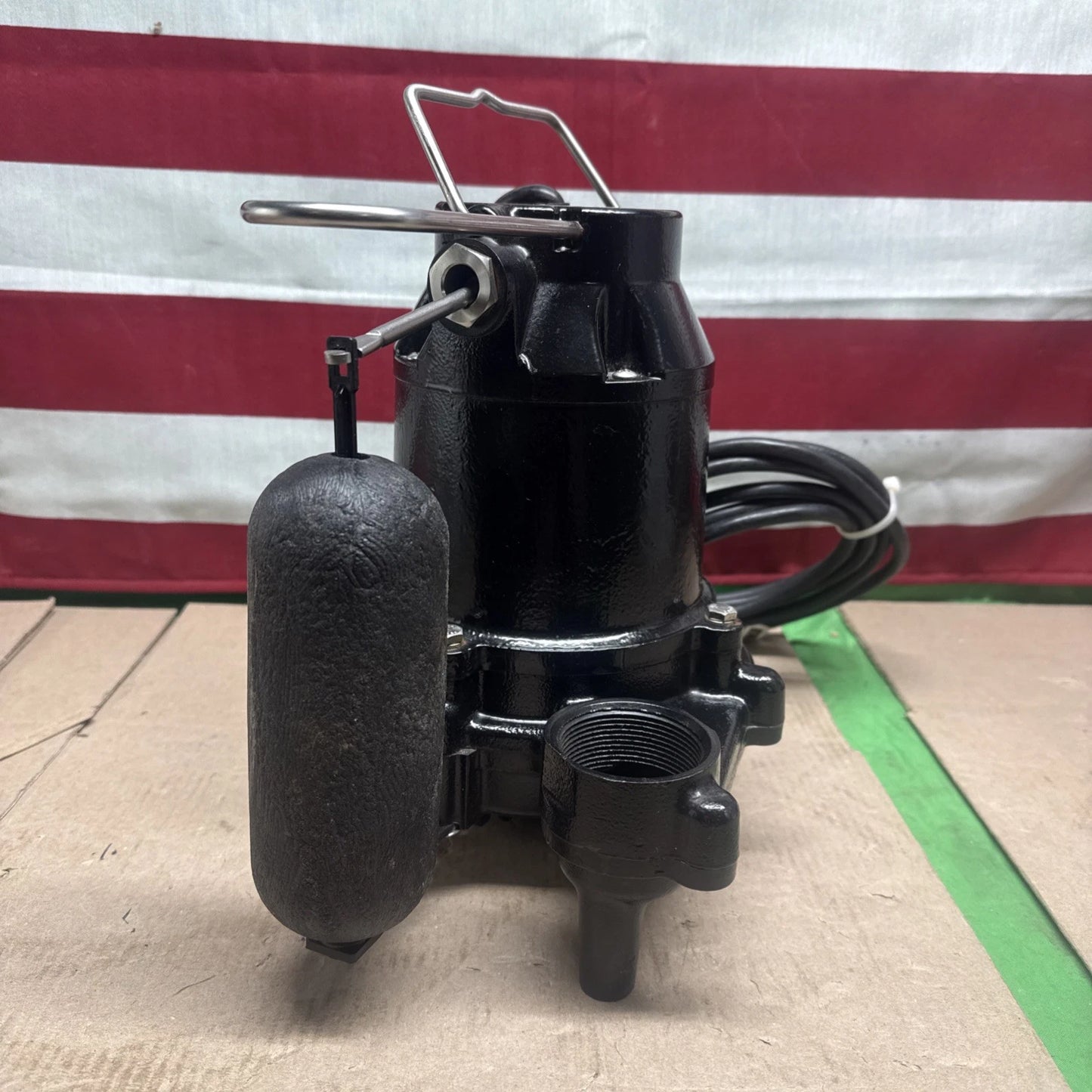 Everbilt 1/2 HP Cast Iron Sump Pump Model # HDS50 USED