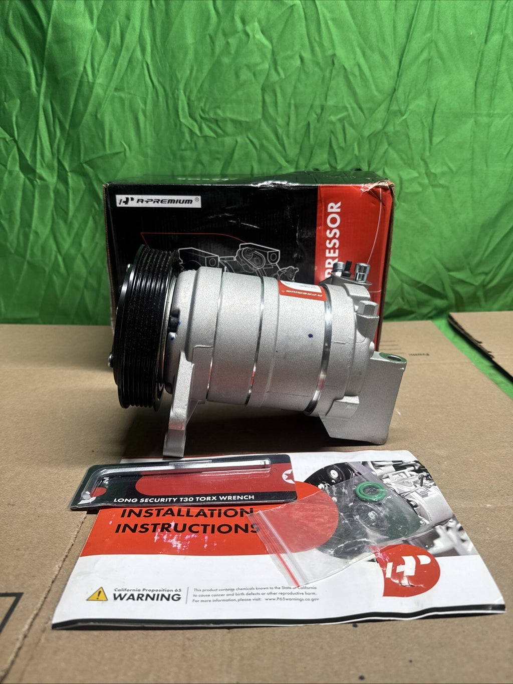 APremium A/C Compressor  ACC68438-C2 –     6 Groove