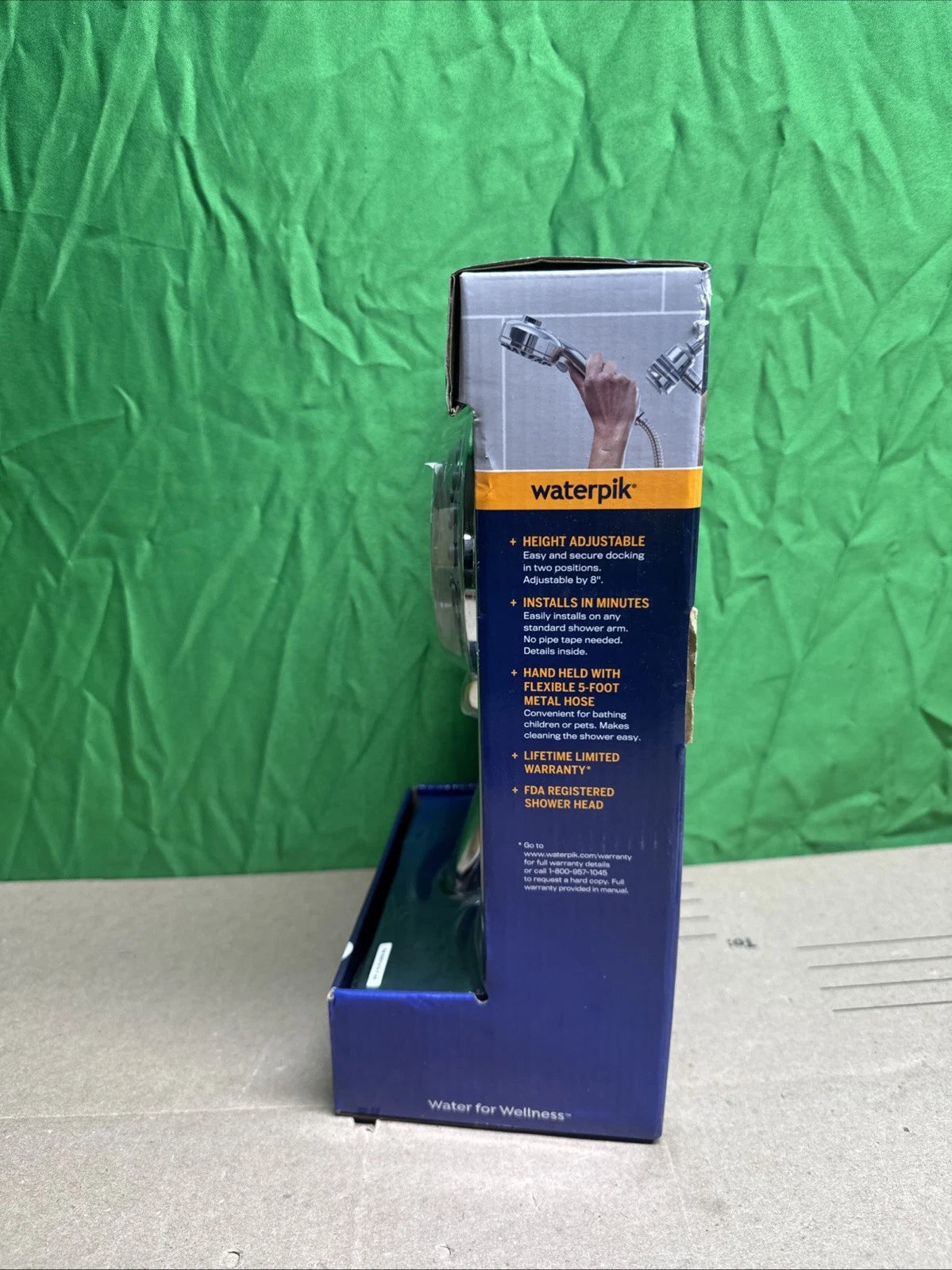 NOB Dualdock Multi-height 7spray wallmount handheld showerhead