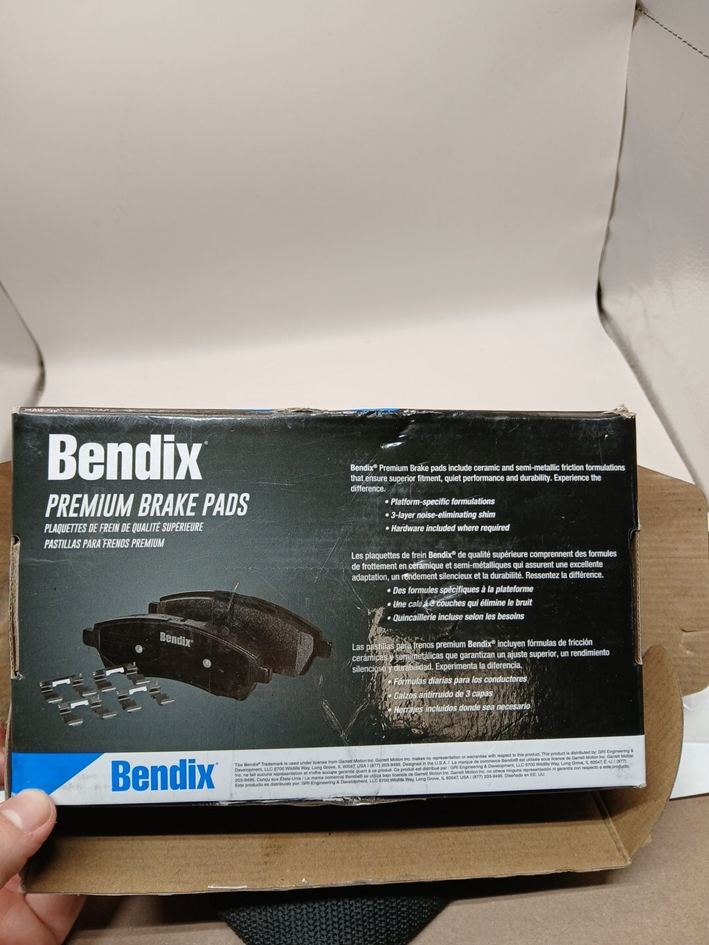 Bendix SBM687 Premium Disc Brake Pad For 10-11 Beetle Beetle Cabrio Model OB