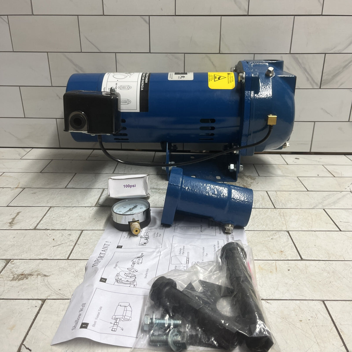 Everbilt HDCWJ10, 1 HP 115/230 Volt Professional Convertible Jet Pump PARTS ONLY