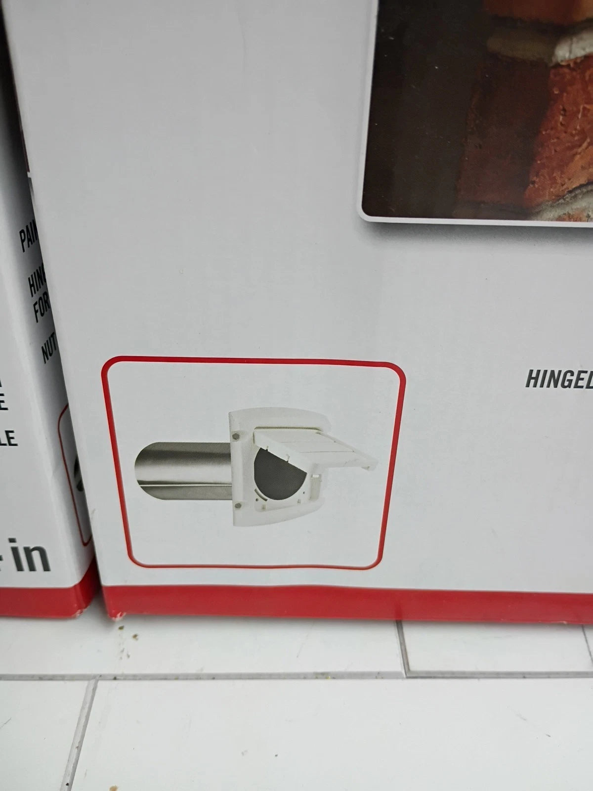 2pk Everbilt Easy Access 4" Vent Hood. BHLH4WHD White NEW Open Box 591-999