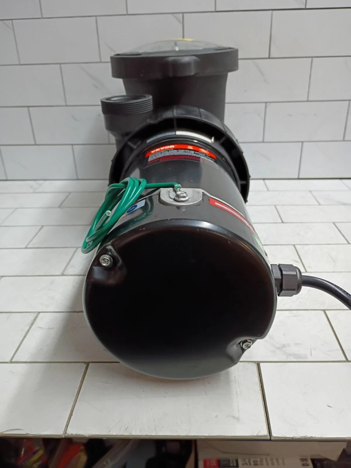 1.5HP Dual Speed Above Ground Pool Pump 110V 110GPM w/Strainer Basket OPEN BOX