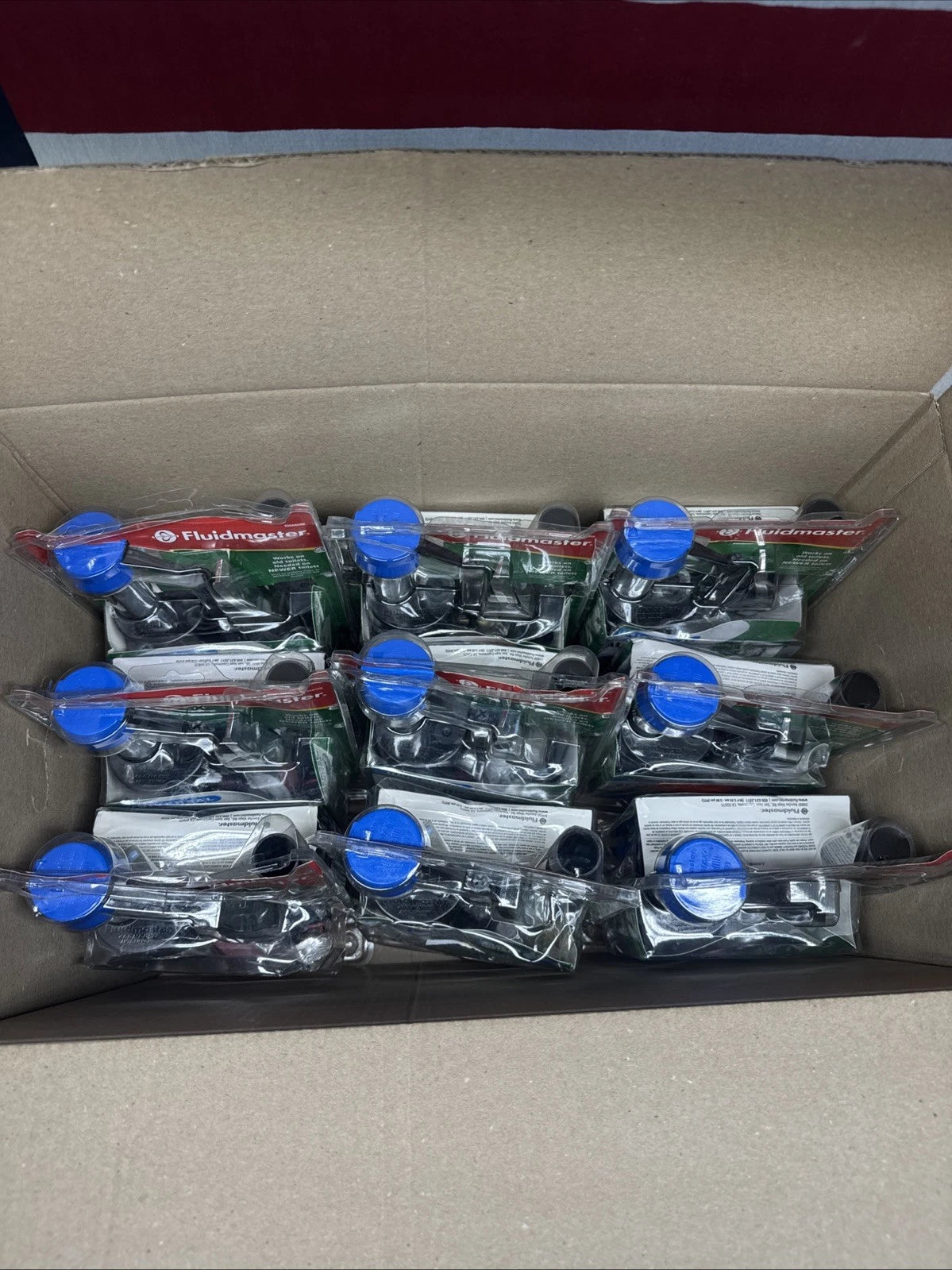 LOT OF 9 Fluidmaster Universal Complete. Toilet Rebuild Repair Kit 10 H 400ARHRK