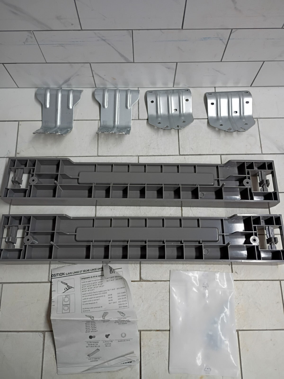 OEM Samsung Stacking Kit SKK-8K SKK8K Washer & Dryer - 27" Front Load Laundry OB