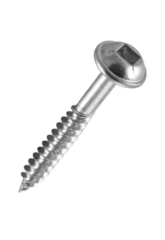 1-1/4" Pocket Hole Screws 500-Pack Fine Thread for Hardwoods Square Drive Ob