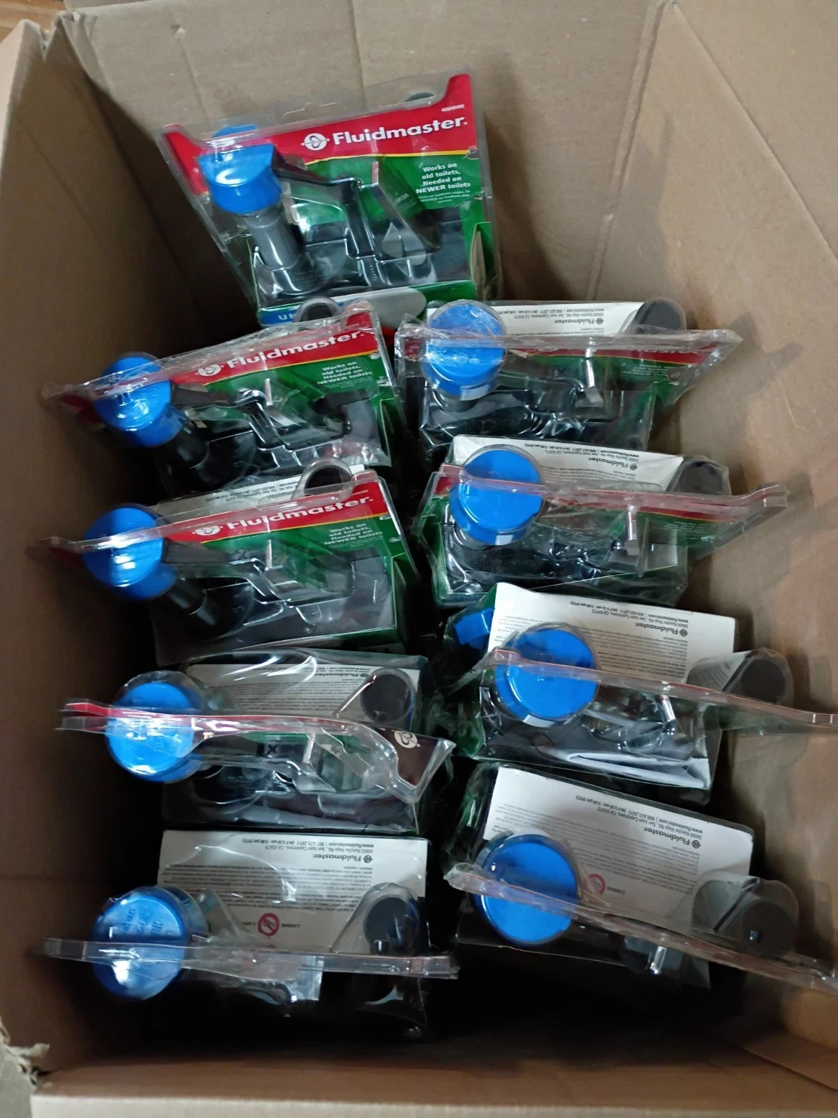 LOT OF 9 Fluidmaster Universal Complete. Toilet Rebuild Repair Kit 10 H 400ARHRK