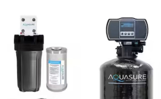 Aquasure Fortitude 10” Whole House Water Filter/ Aquatrol Electronic Valve Meter