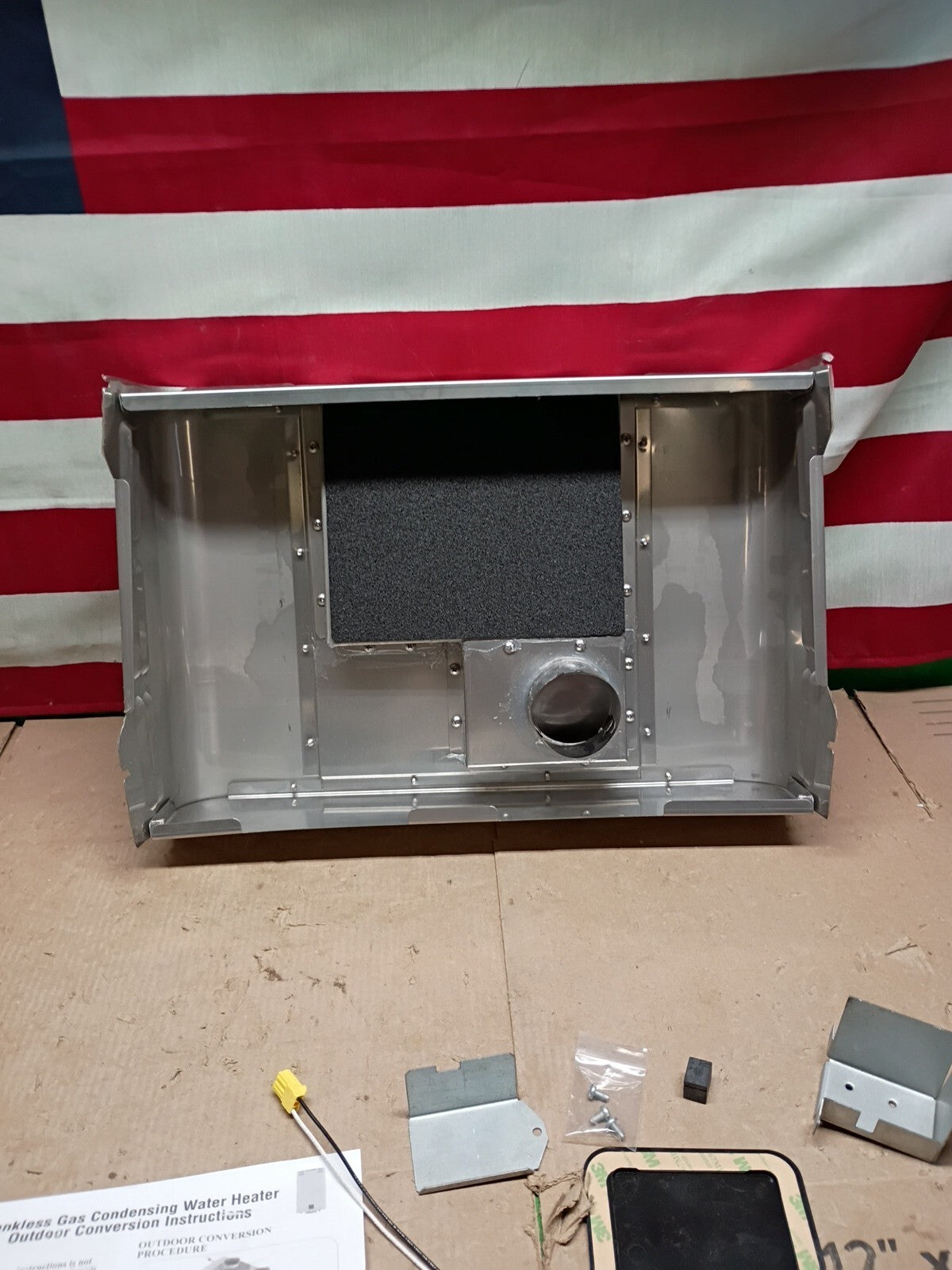 Rheem Outdoor Conversion Vent Kit for Propane Tankless Water Heater RTGH-SX