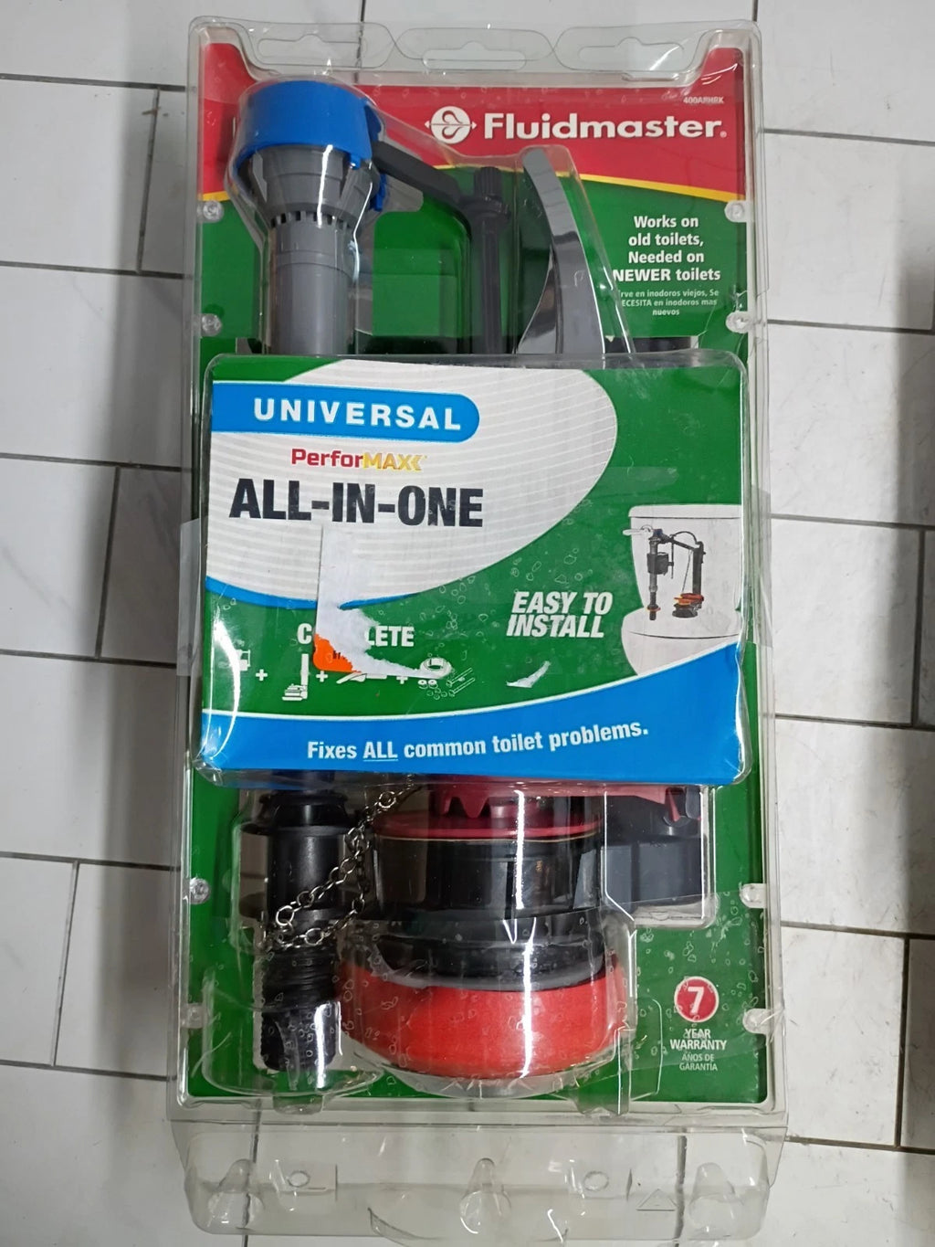 LOT OF 9 Fluidmaster Universal Complete. Toilet Rebuild Repair Kit 10 H 400ARHRK