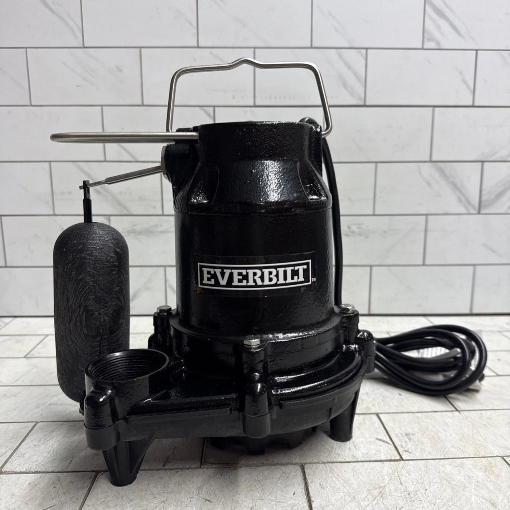 Everbilt HDS30 - 1/3 HP Cast Iron Submersible Sump Pump New Open Box