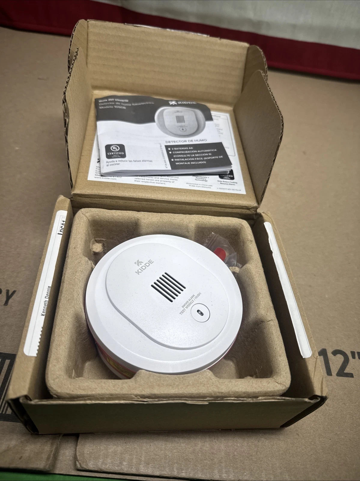 Kidde Smoke Detector, 4-Inch Compact, AA Battery Powered, 10SDR...