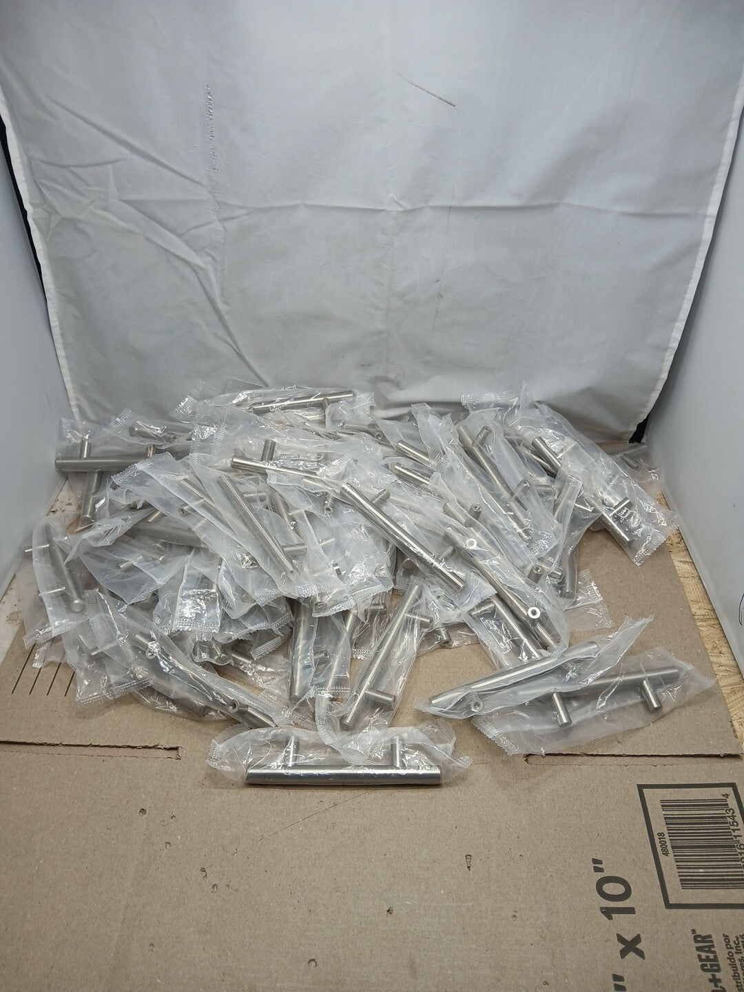 96-Pack Liberty Solid Bar 3 in 76 mm Modern Cabinet Drawer Pulls Stainless Steel