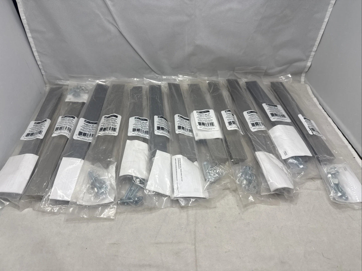 12 PACK Liberty Inclination Adjusta-Pull 2" - 8-13/16" Satin Nickel Drawer Pulls