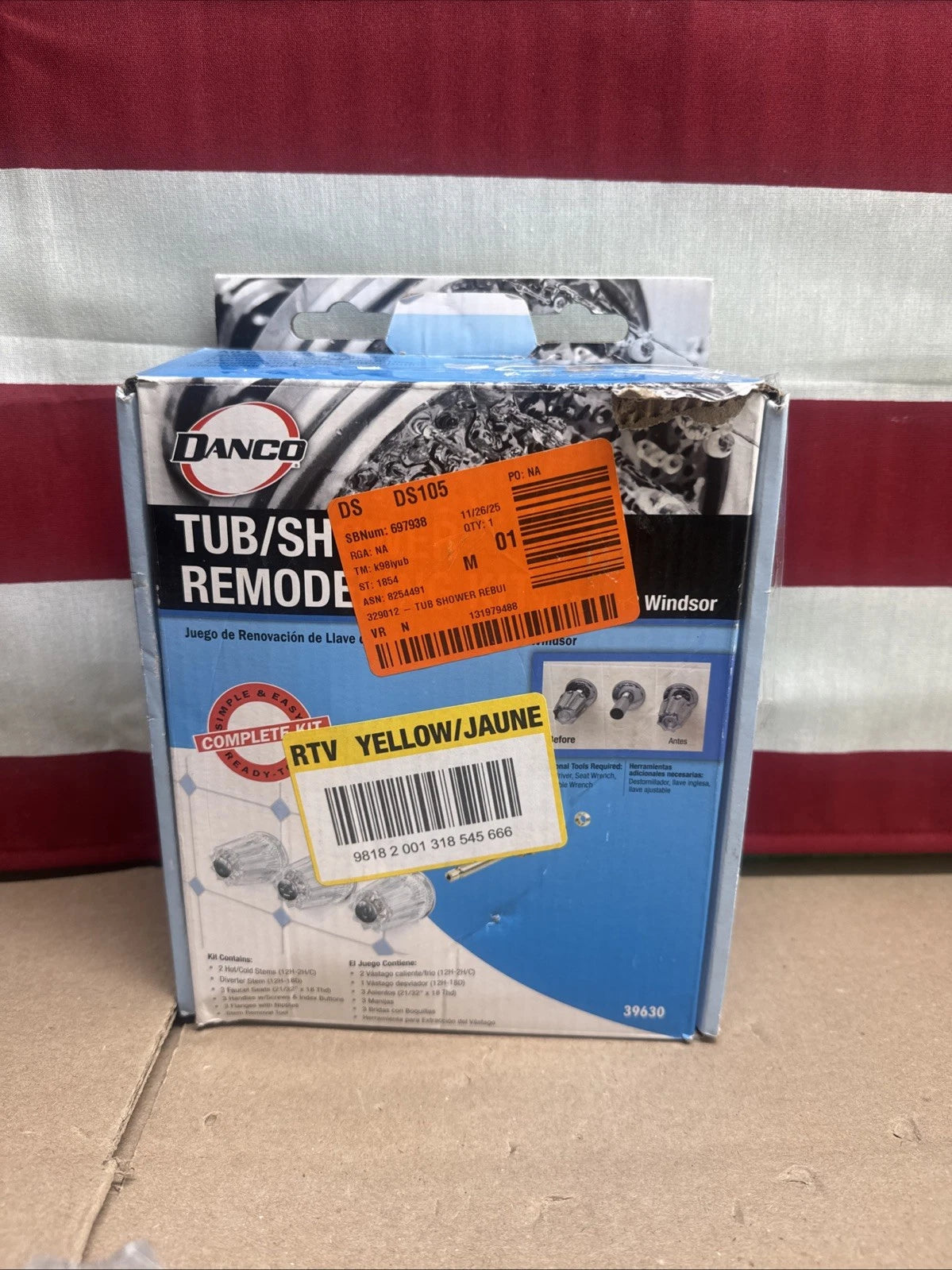 Danco Tub & Shower Remodeling Kit For Pfister Windsor 39630 Complete Kit