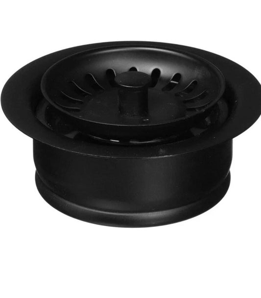 Westbrass D2089SEV-62 3-1/2"Kitchen Sink Waste Disposal Drain Flange & Basket