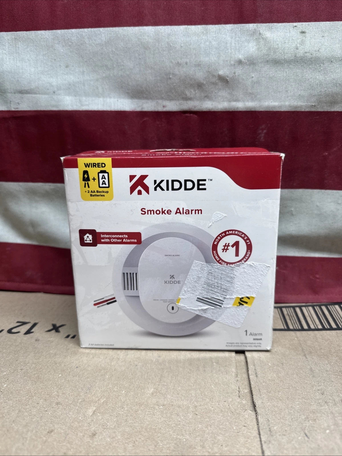 Kidde Detect Inter Connected Hardwired w/Battery Back-up Smoke Alarm Model 20SAR