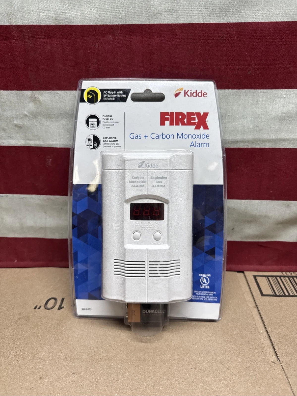 Kidde Carbon Monoxide Detector, Propane, Natural, Methane, & Explosive Gas Alarm