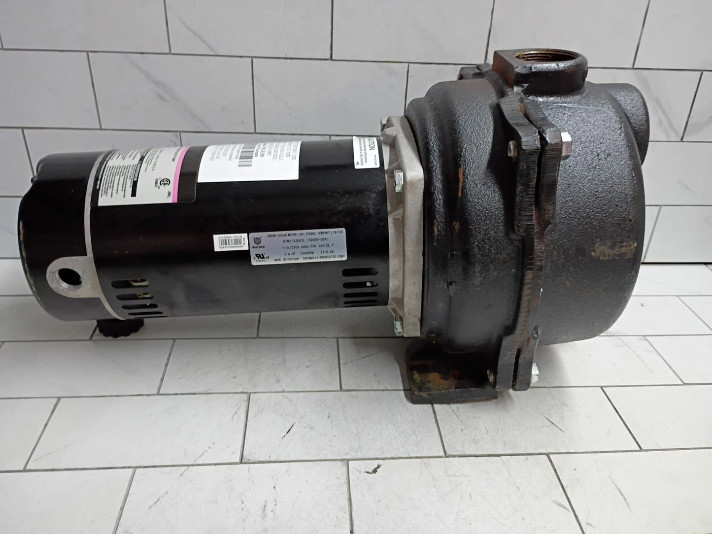 Wayne WLS150 1-1/2HP 230V Castiron Lawn Irrigation Sprinkler pump FOR PARTS ONLY