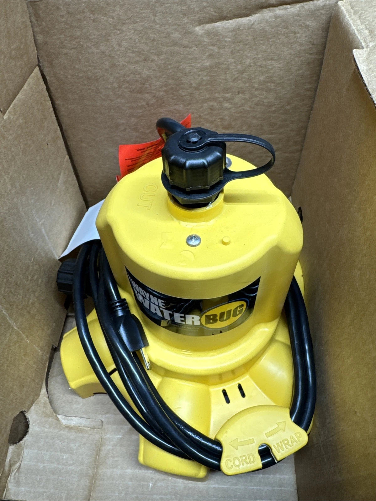 Wayne 1/6 HP WaterBUG Submersible Utility Pump with Multi-Flo Technology.