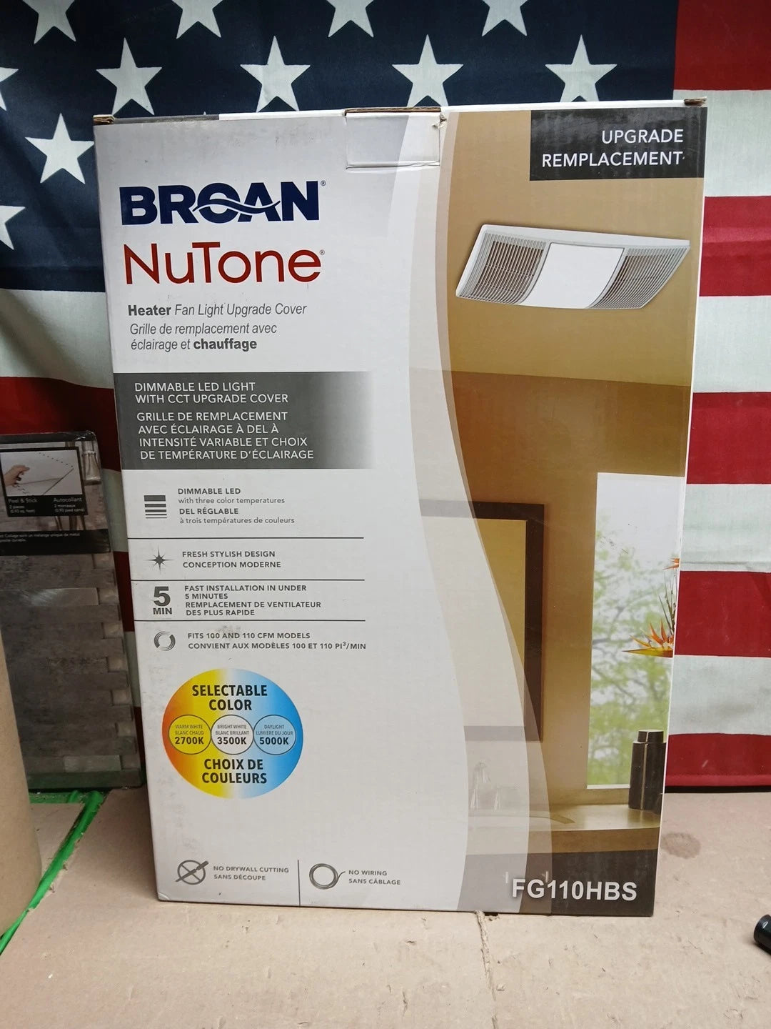 Broan NuTone Upgrade Cover Grille FG110HBS NEW